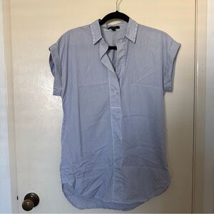J.crew Blue Striped Short Sleeve Shirt size 4T